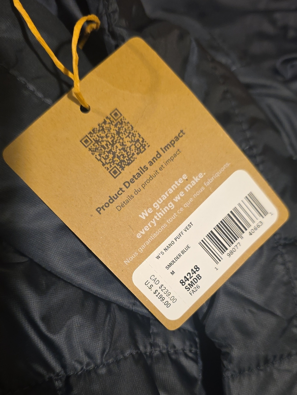 Patagonia Womens Nano Puff Vest XL - Picture 3 of 3